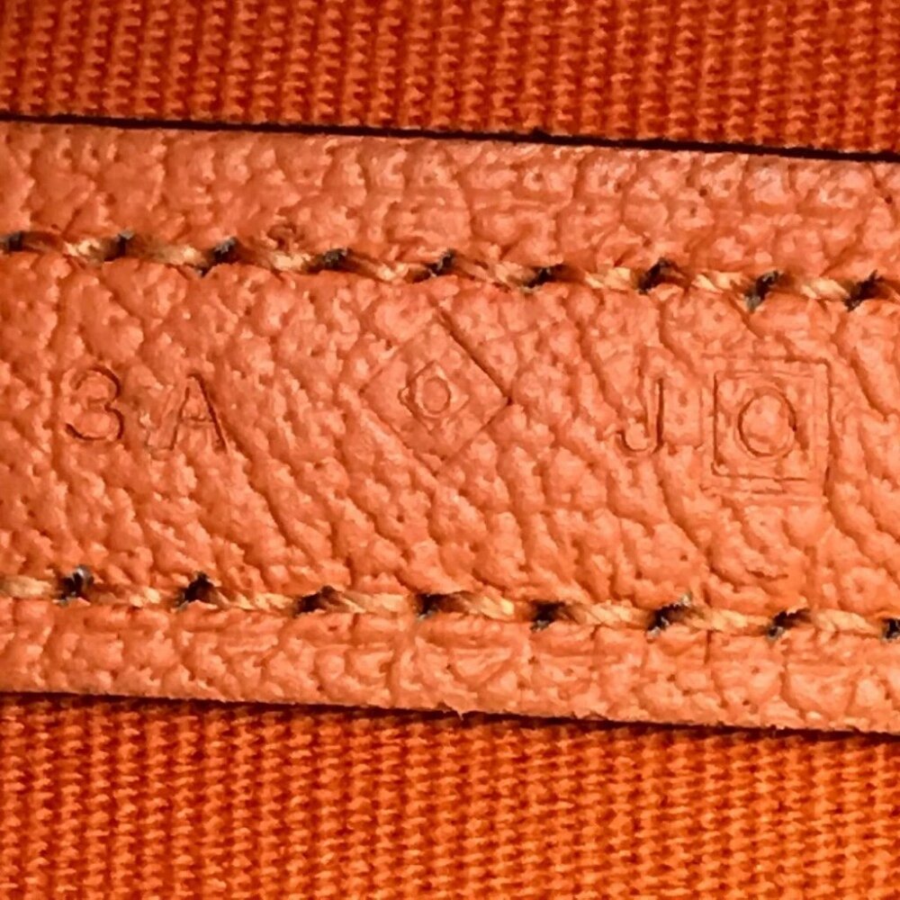 HERMES Garden party PM Shoulder Bag Tote Bag Toile Offic xLeather Orange - Picture 14 of 14